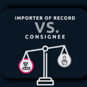 The fundamental difference between an Importer of Record (IOR) and a Consignee.