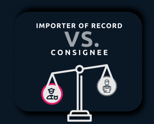 The fundamental difference between an Importer of Record (IOR) and a Consignee.