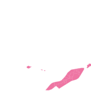 Anguilla Map outline in pink