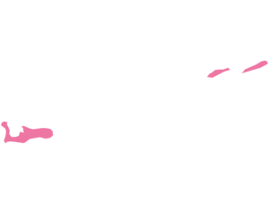 Cayman Island map outline in pink