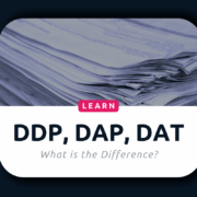 DDP,DAP,DAT