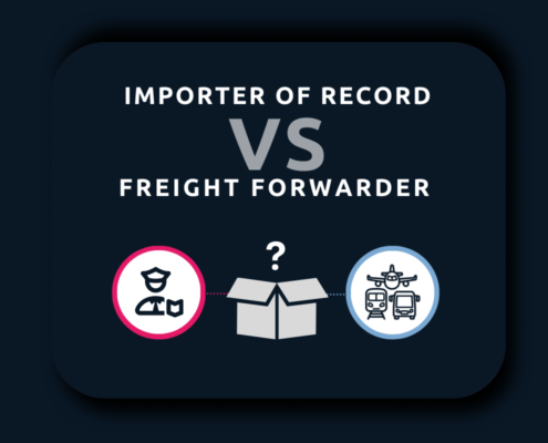 The difference between an IOR and a Freight Forwarder.