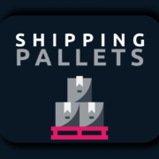 Shipping pallets thumbnail with simple graphic of three boxes on a pallet