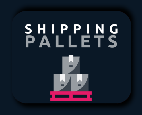 Shipping pallets thumbnail with simple graphic of three boxes on a pallet