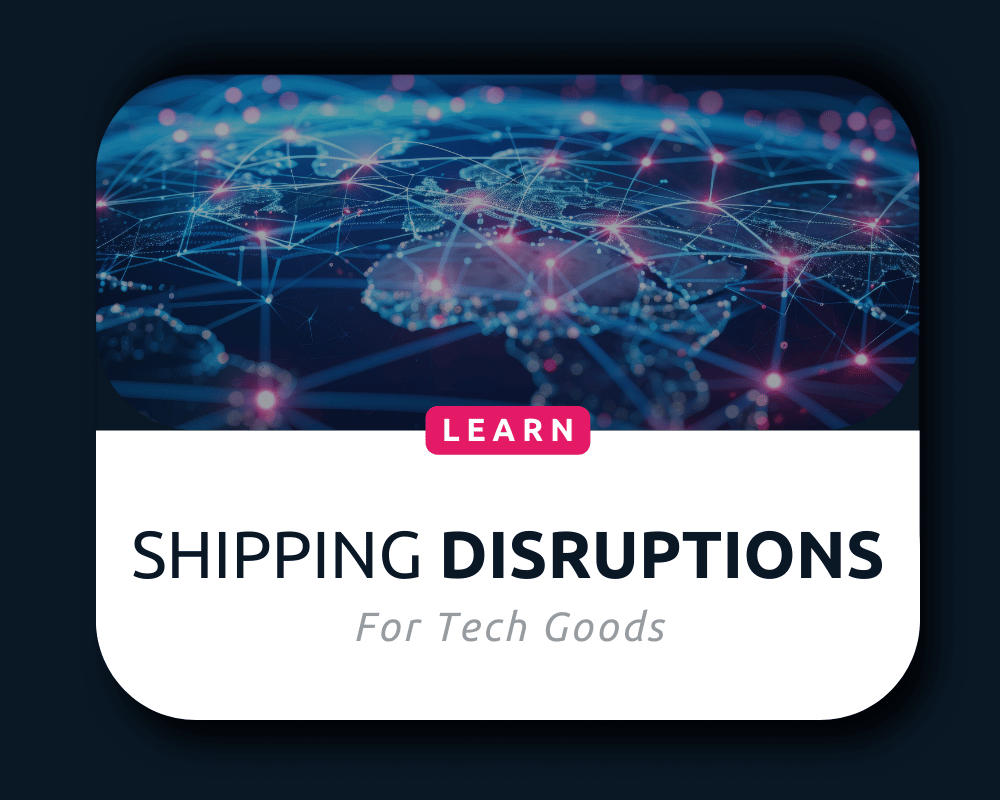 Explore the shipping disruptions impacting global tech shipments.
